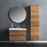 Wave Wood Teak Natural  Bathroom Vanity Teak Natural 2