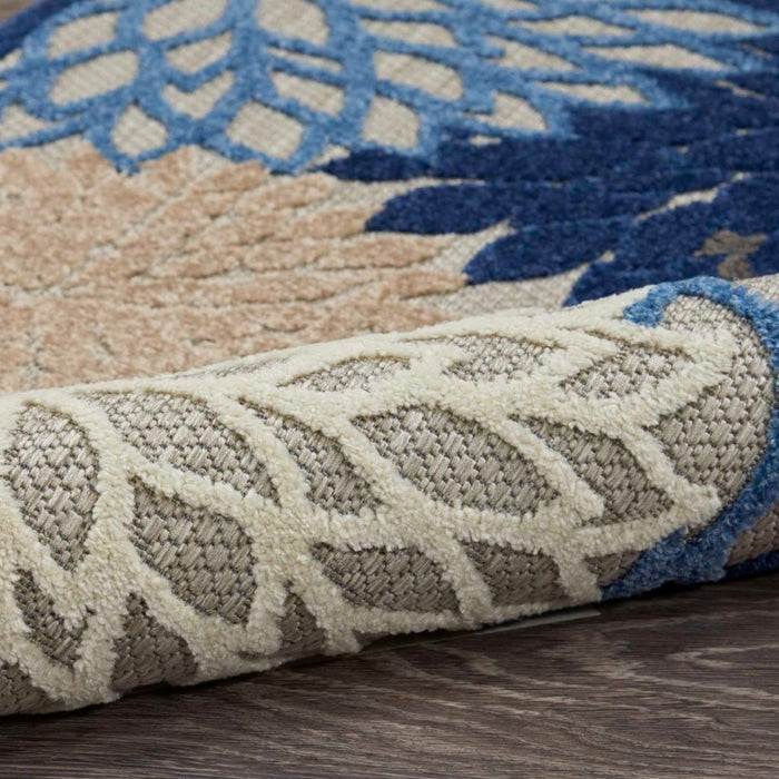 Aloha Blue Multicolor BLUMT Polypropylene & Polyester