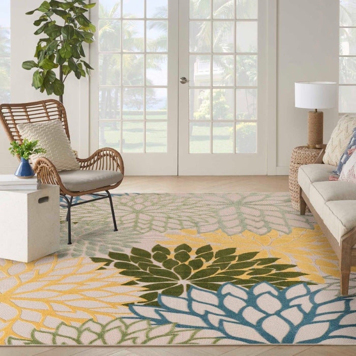 Aloha Green Multicolor Polypropylene & Polyester GRNMT