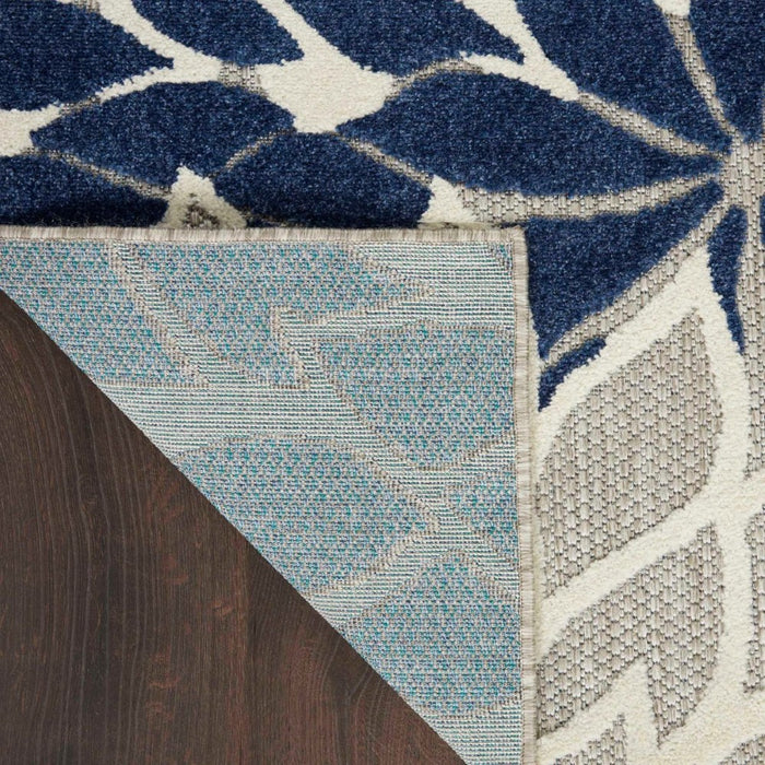 Aloha Ivory Navy Polypropylene & Polyester IVNAV