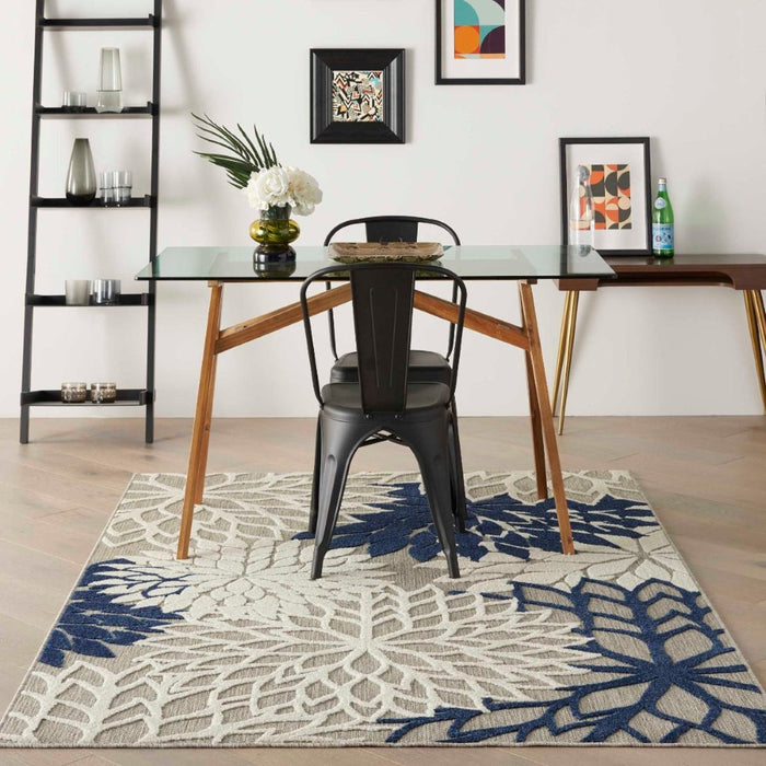 Aloha Polypropylene & Polyester Ivory Navy ALH05 IVNAV