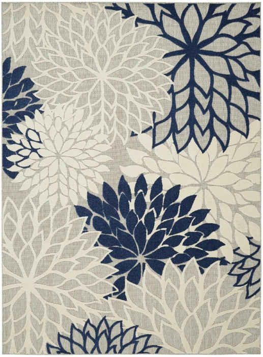 Aloha Ivory Navy Polypropylene & Polyester IVNAV