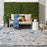 Aloha Blue Grey Polypropylene & Polyester BLGRY