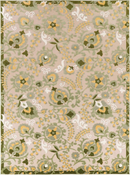 Aloha Polypropylene & Polyester Ivory Green IVGRE