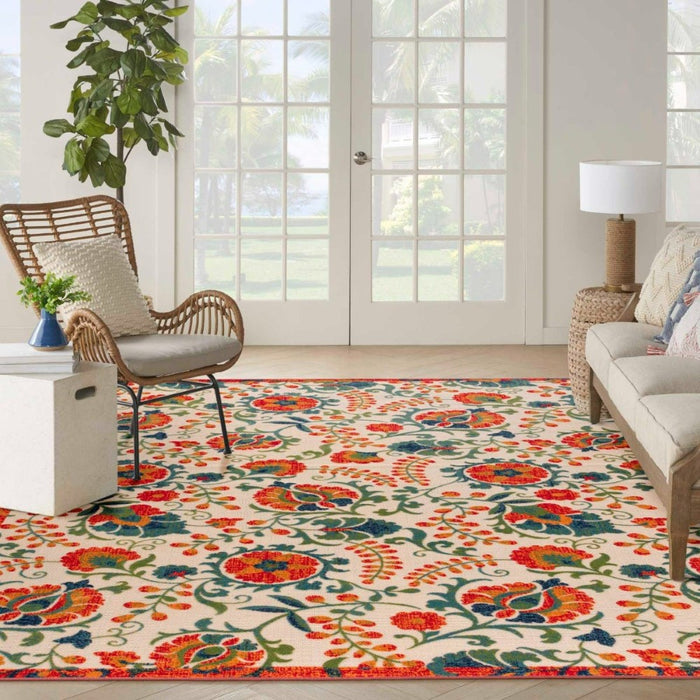 Aloha Red Multicolor Polypropylene & Polyester REDMT