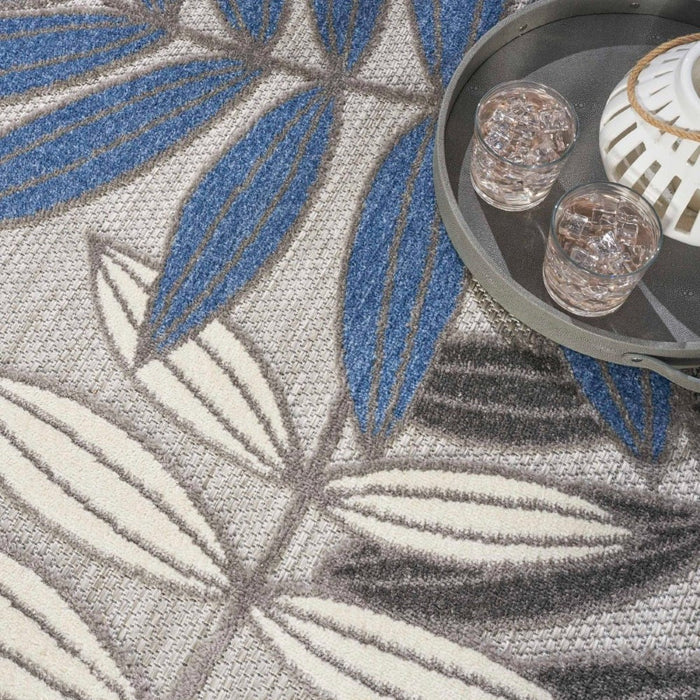 Aloha Grey Blue GRYBL Polypropylene & Polyester