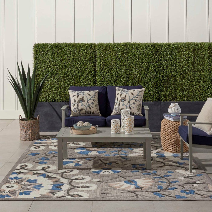 Aloha Grey Multi Polypropylene & Polyester GRYMT