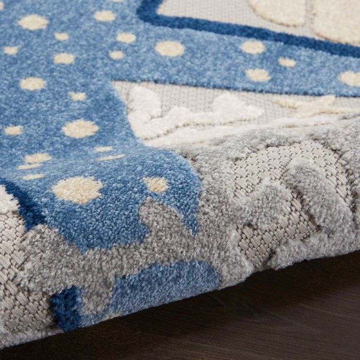 Aloha Blue Grey BLGRY Polypropylene & Polyester