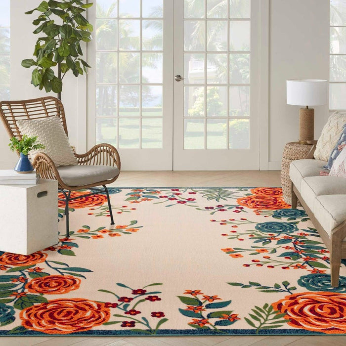 Aloha Ivory Multicolor Polypropylene & Polyester IVMTC