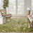 Aloha Ivory Green Polypropylene & Polyester IVGRE