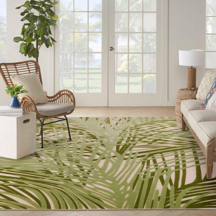 Aloha Ivory Green Polypropylene & Polyester IVGRE