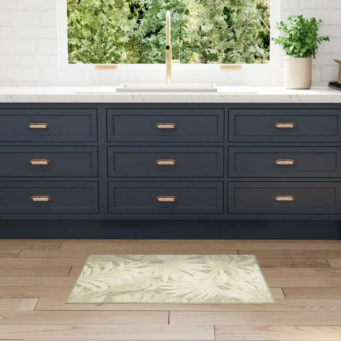 Aloha Polypropylene & Polyester Ivory Sage 