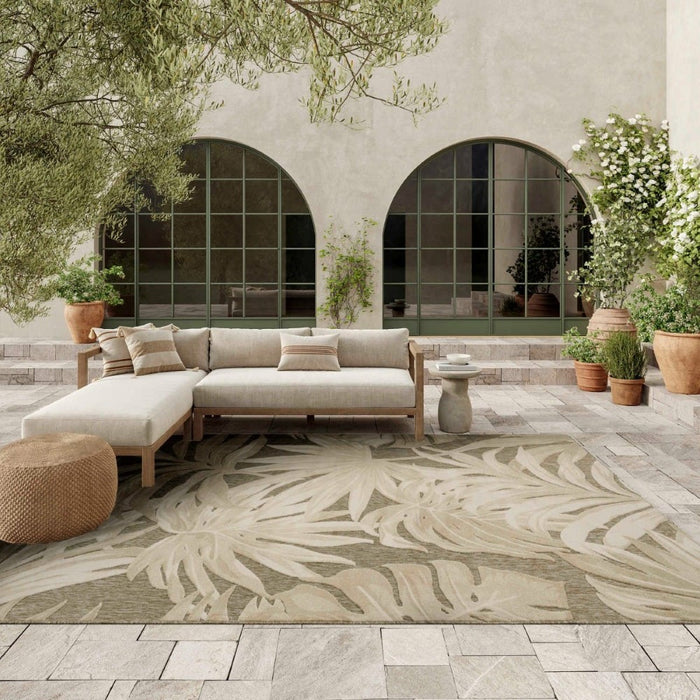 Aloha Ivory Sage Polypropylene & Polyester 