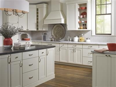 Candler Zinc Polished Nickel Cabinet Knob 11