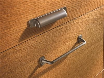 Rochdale Zinc Graphite Cabinet Pull 7