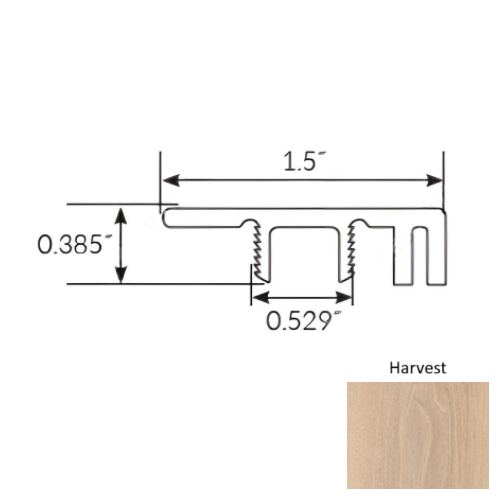 Americano Grande Vinyl Harvest End Cap Ceramic Bead 1