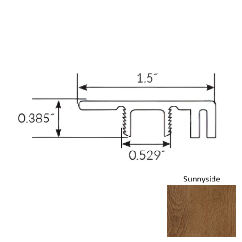 Americano Grande Vinyl Sunnyside End Cap Ceramic Bead 1