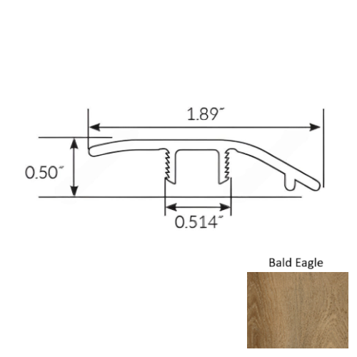 Americano Grande Vinyl Bald Eagle Reducer Ceramic Bead 1