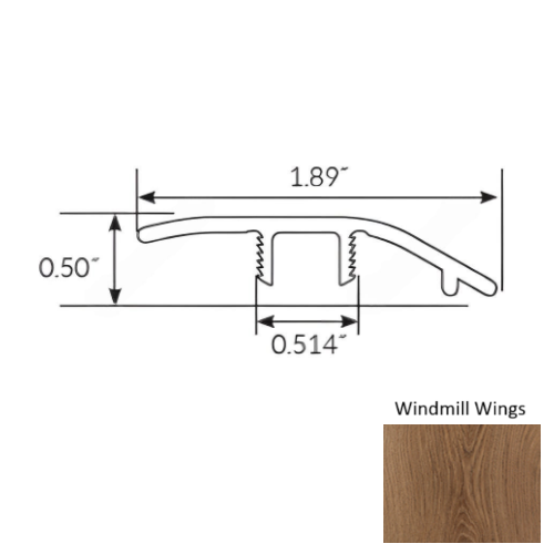 Americano Grande Vinyl Windmill Wings Reducer Ceramic Bead 1