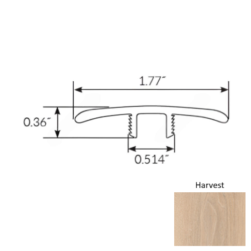 Americano Grande Vinyl Harvest T Molding Ceramic Bead 1