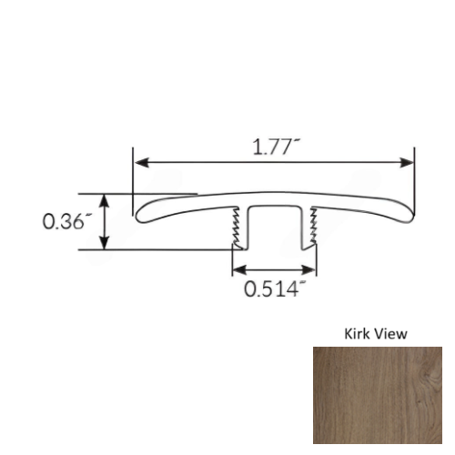 Americano Grande Vinyl Kirk View T Molding Ceramic Bead 1