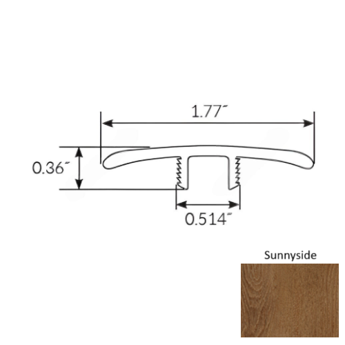 Americano Grande Vinyl Sunnyside T Molding Ceramic Bead 1