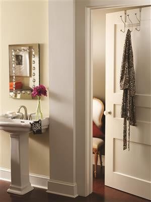 Over-the-Door Steel Silver Hook 4