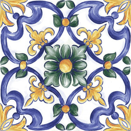 Amuri Porcelain Decoro Maiolica Tappeto 3 Tile Matte 1