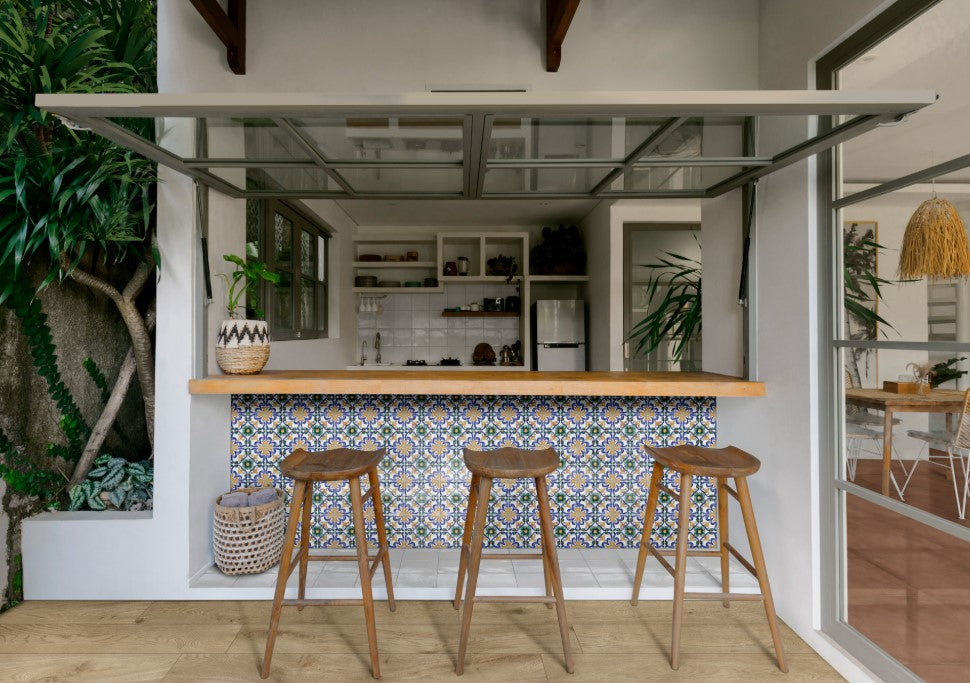 Amuri Porcelain Decoro Maiolica Tappeto 3 Tile Matte 2