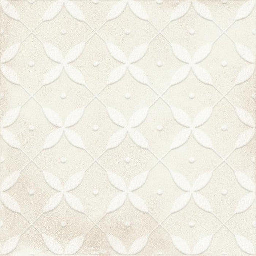 Amuri Porcelain Decoro Zuchero Avorio Tile Matte 1