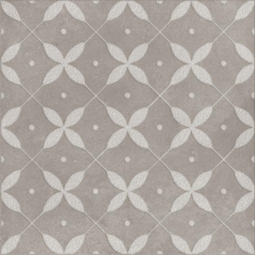 Amuri Porcelain Decoro Zuchero Grigio Tile Matte 1