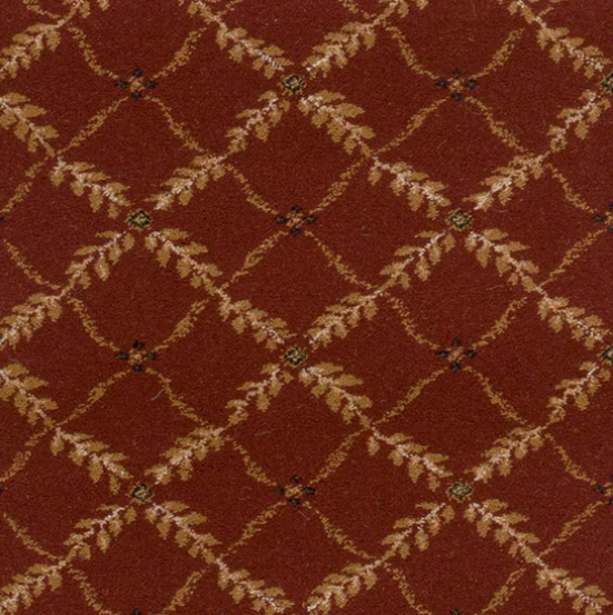 Stanton Royal Sovereign Anastasia Claret Pattern Wool Carpet — Stone ...