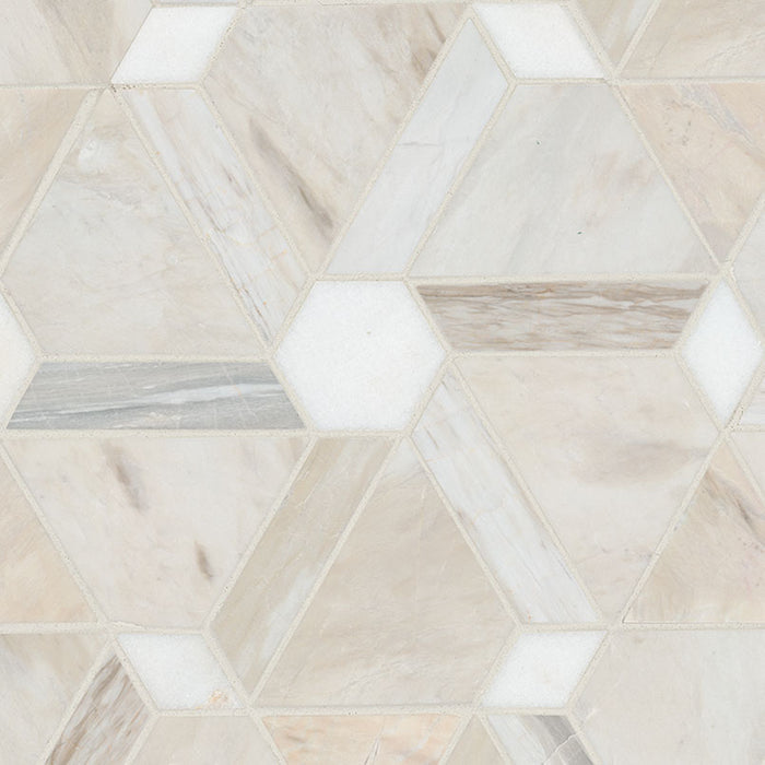 Angora Marble Floralis Mosaic Polished 1