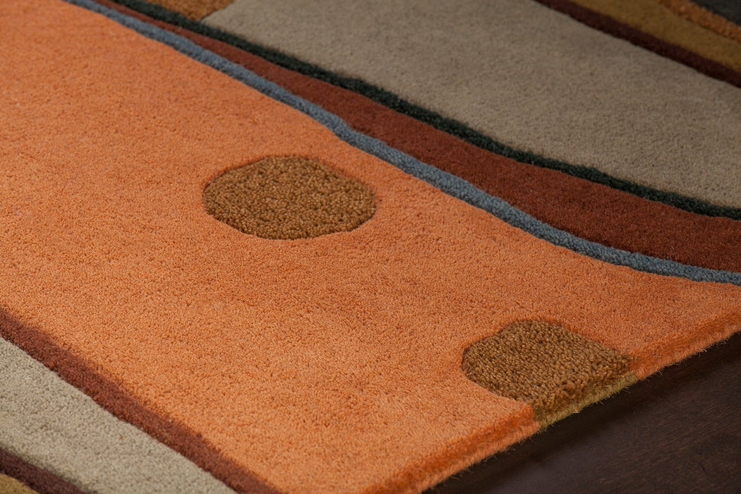 Wool 117 Area Rug Textured 4