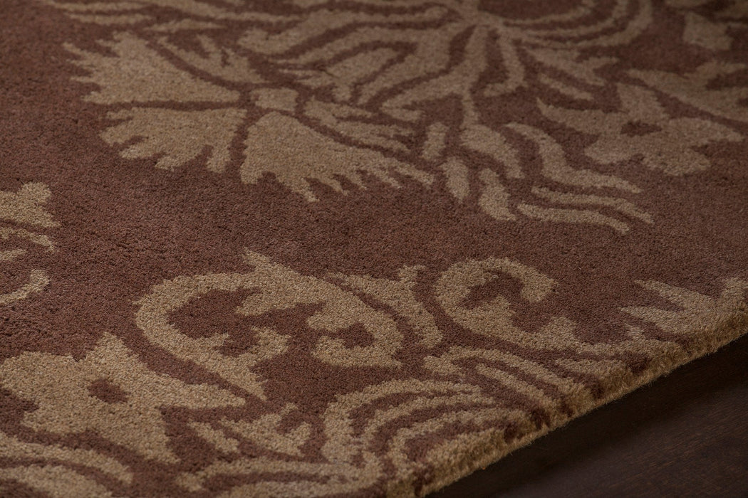 Wool 128 Area Rug Textured 4
