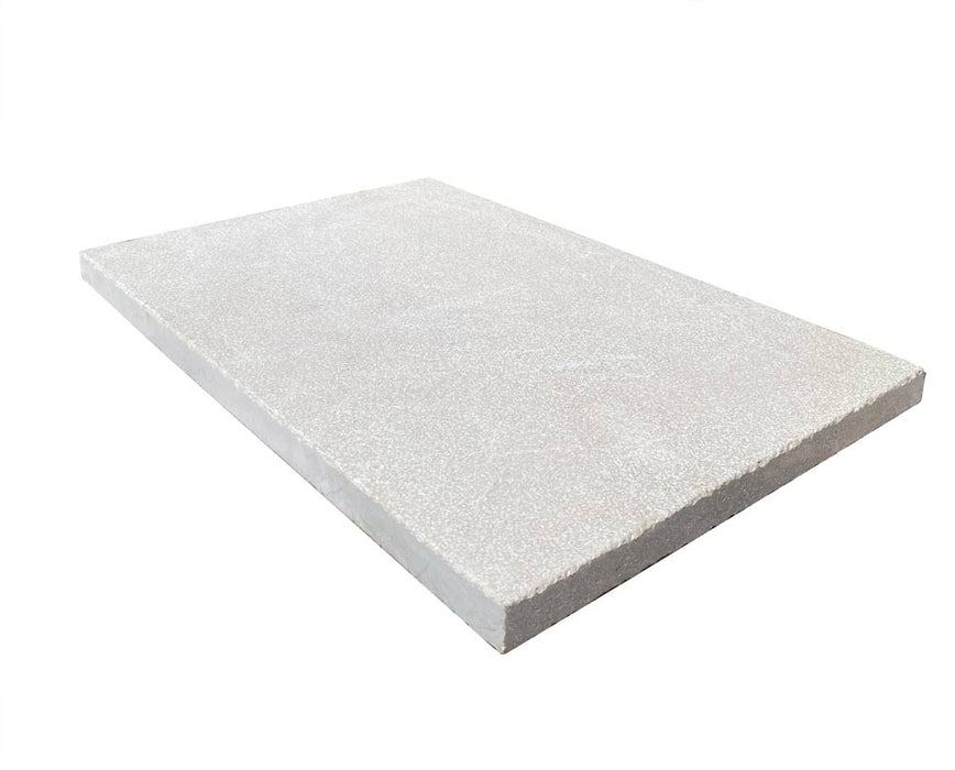 Full Paver Sample - Antalya Cream Marble Paver - 12" x 24" x 1 1/4" Sandblasted & Brushed