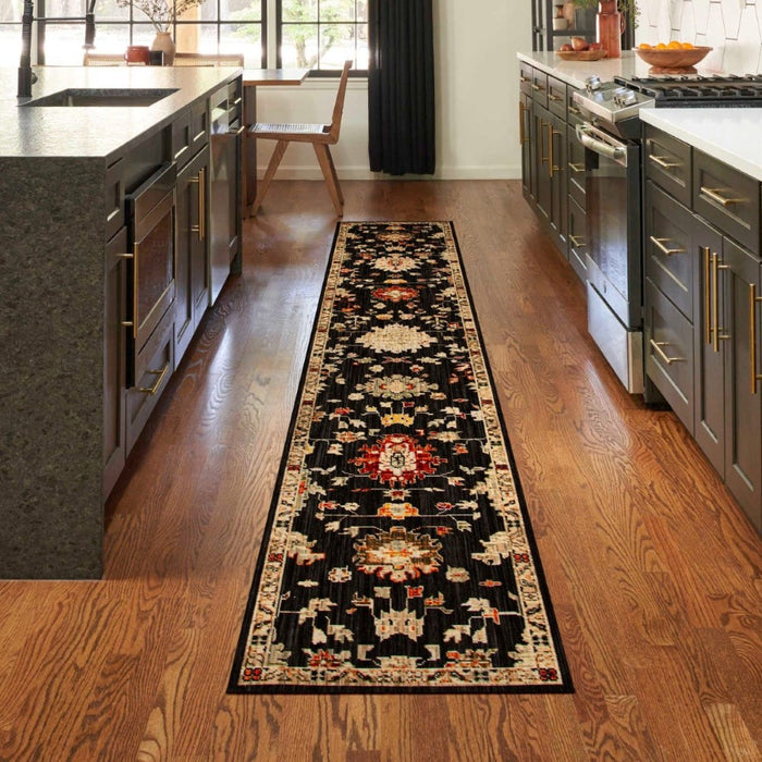 Antique Bloom Wool Blend Black BLK