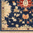 Antique Bloom Wool Blend Navy NAVY