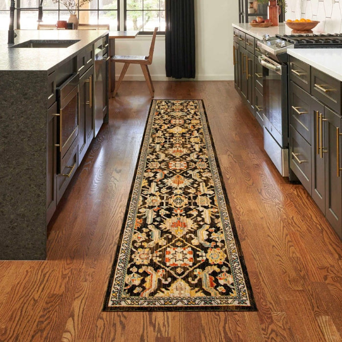 Antique Bloom Wool Blend Mocha Multicolor 