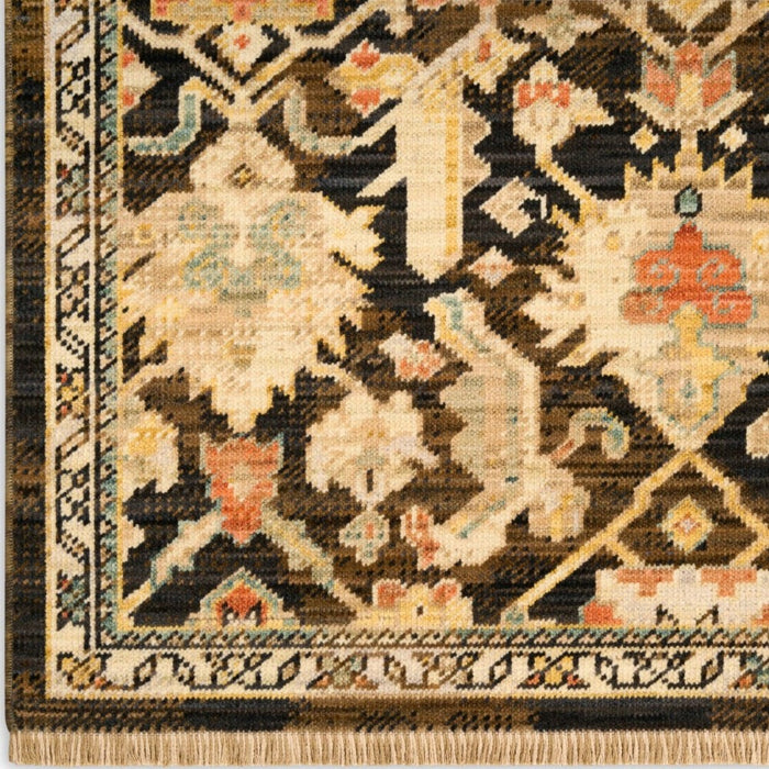 Antique Bloom Wool Blend Mocha Multicolor 