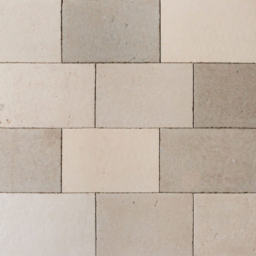 Full Tile Sample - Antigo Sintra Blend Limestone Tile - 16" x 24" x 5/8" Distressed