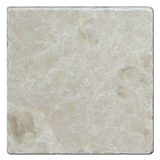 Botticino Antique Tumbled Marble Tile - 4" x 4" x 3/8"