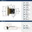 Decorative Hinges Steel Antique Brass Cabinet Hinge 2
