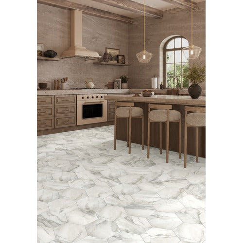 Artemis Hexagon Vinyl Cloud Cover Vinyl Plank Low Gloss 3