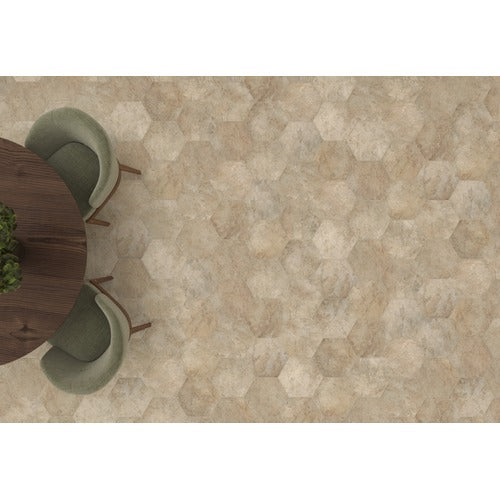 Luxxe Hexagon Vinyl Caviar Vinyl Plank Low Gloss 2