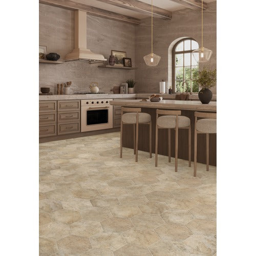 Luxxe Hexagon Vinyl Caviar Vinyl Plank Low Gloss 3