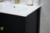 Aria Wood Black Bathroom Vanity Black 4