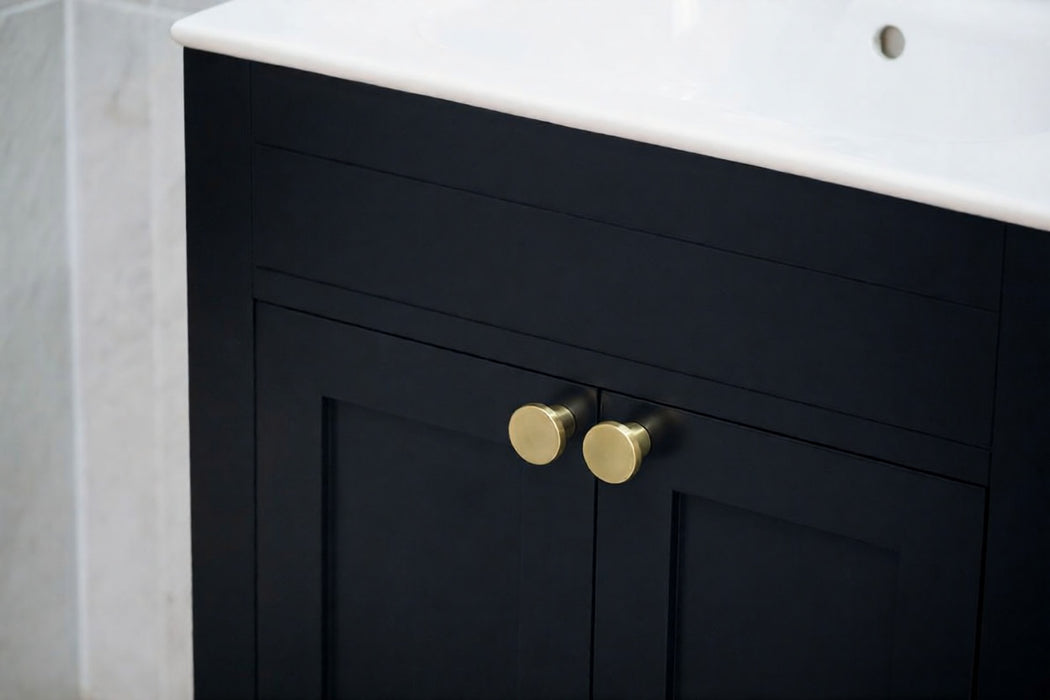 Aria Wood Black Bathroom Vanity Black 5