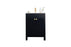 Aria Wood Black Bathroom Vanity Black 1