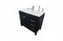 Aria Wood Black Bathroom Vanity Black 4
